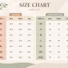 Linen top sewing pattern size chart